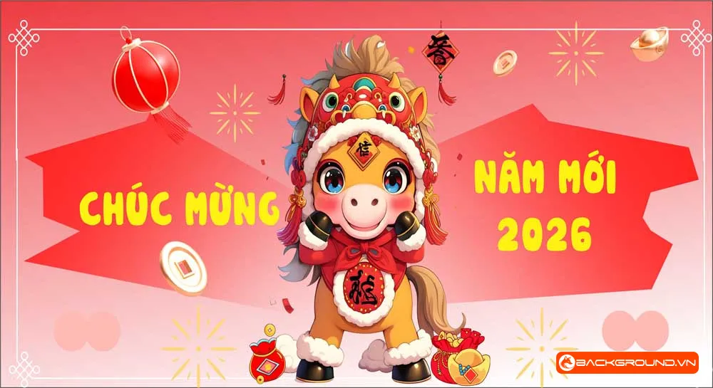 Background -  Phông nền sân khấu Tết 2026 (149)