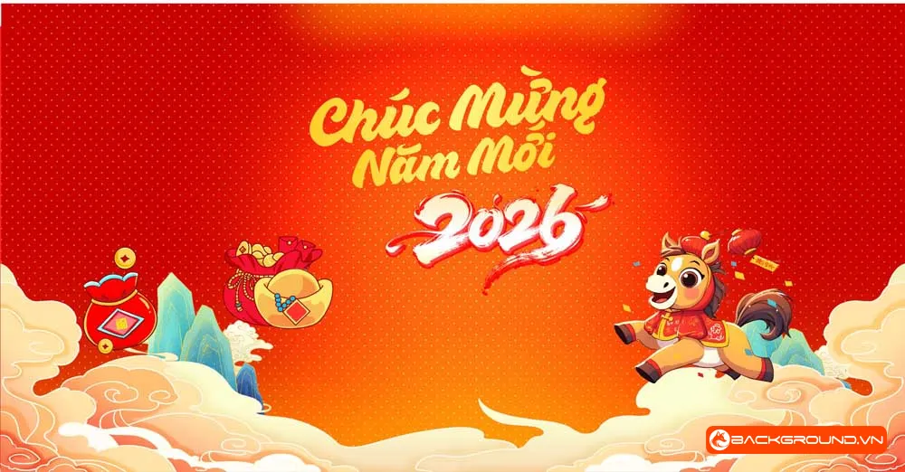 Background -  Phông nền sân khấu Tết 2026 (156)