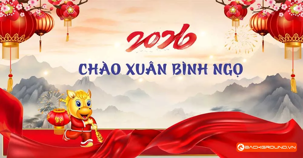 Background -  Phông nền sân khấu Tết 2026 (158)