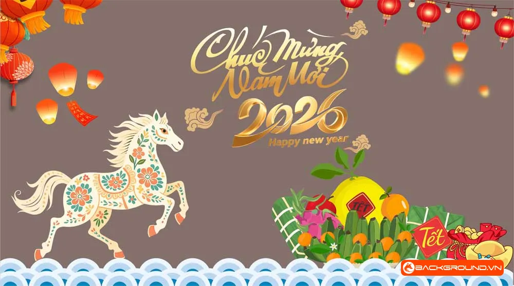 Background -  Phông nền sân khấu Tết 2026 (169)