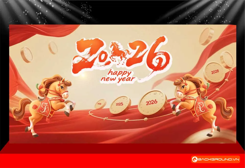 Background -  Phông nền sân khấu Tết 2026 (172)