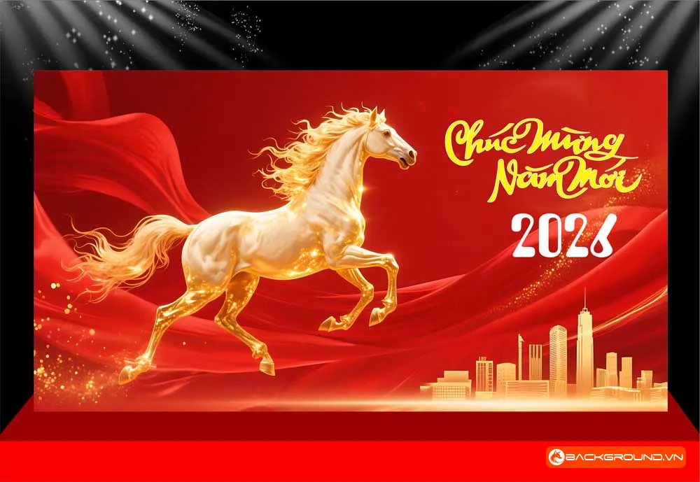 Background -  Phông nền sân khấu Tết 2026 (173)