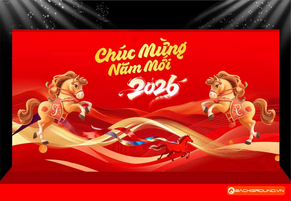 Background -  Phông nền sân khấu Tết 2026 (179)