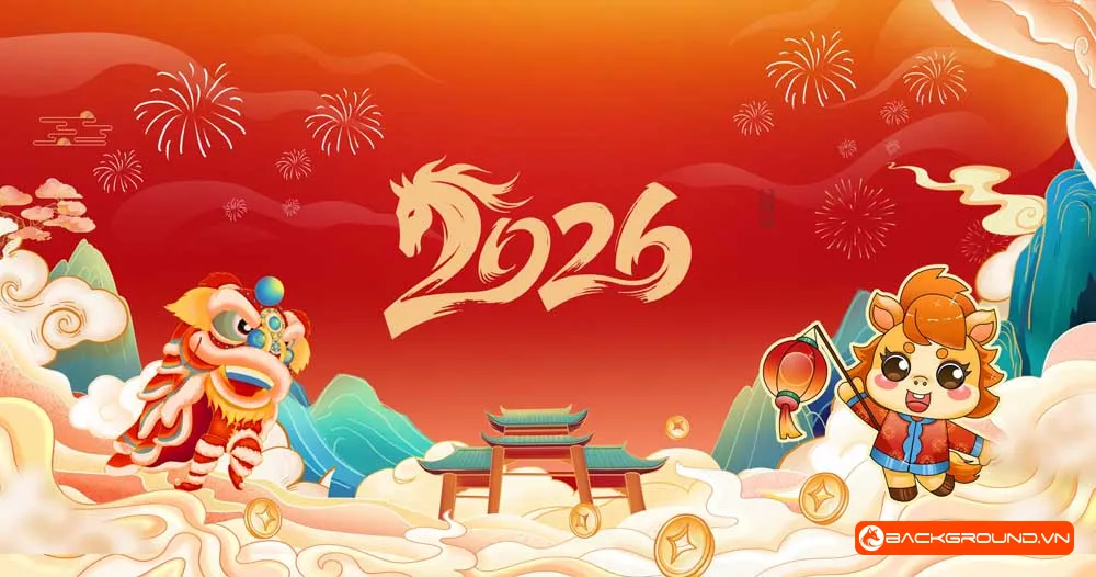 Background -  Phông nền sân khấu Tết 2026 (184)