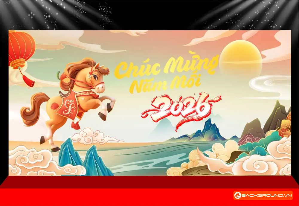 Background -  Phông nền sân khấu Tết 2026 (188)