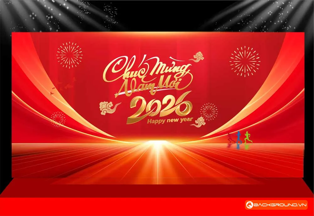 Background -  Phông nền sân khấu Tết 2026 (189)
