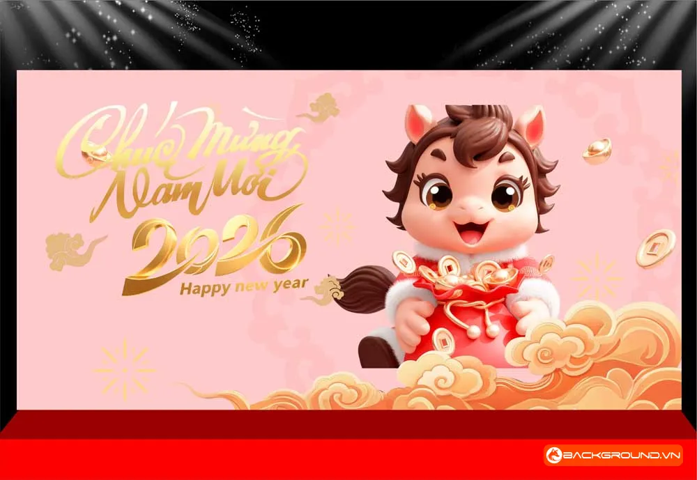 Background -  Phông nền sân khấu Tết 2026 (192)