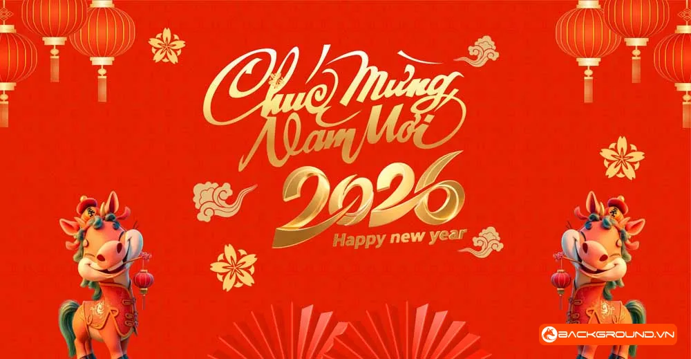 Background -  Phông nền sân khấu Tết 2026 (194)