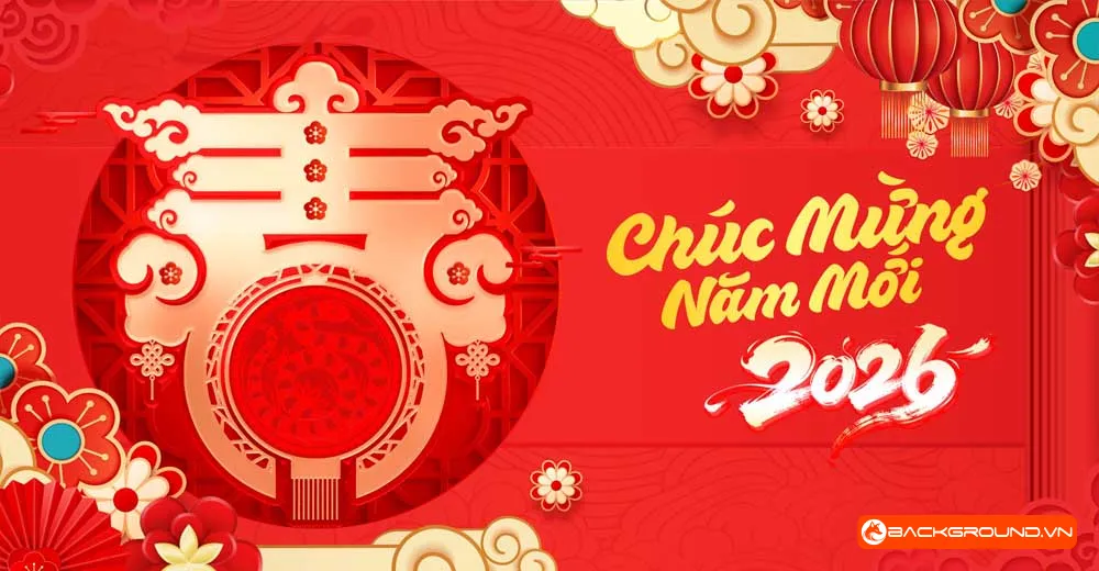 Background -  Phông nền sân khấu Tết 2026 (195)