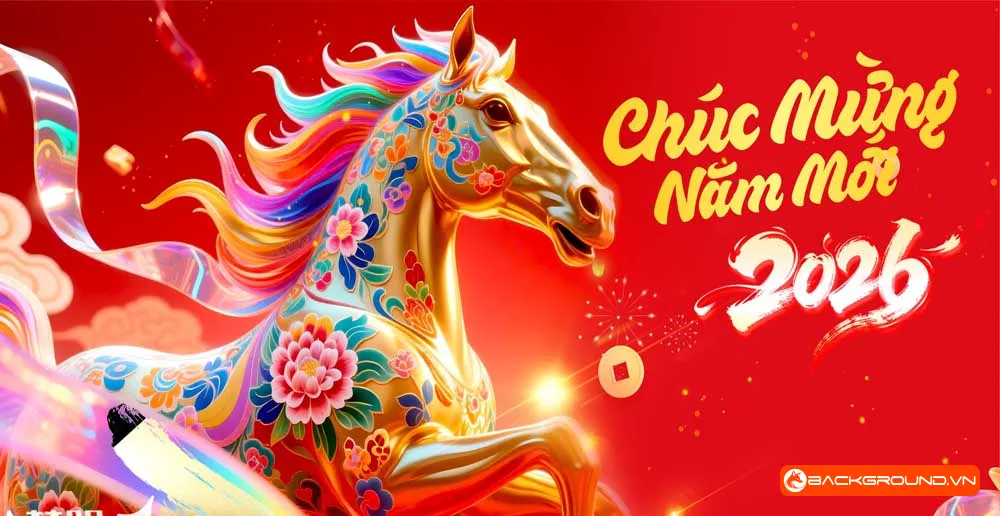 Background -  Phông nền sân khấu Tết 2026 (199)