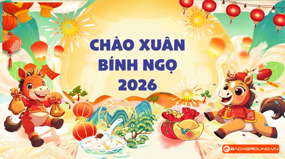 Background -  Phông nền sân khấu Tết 2026 (200)