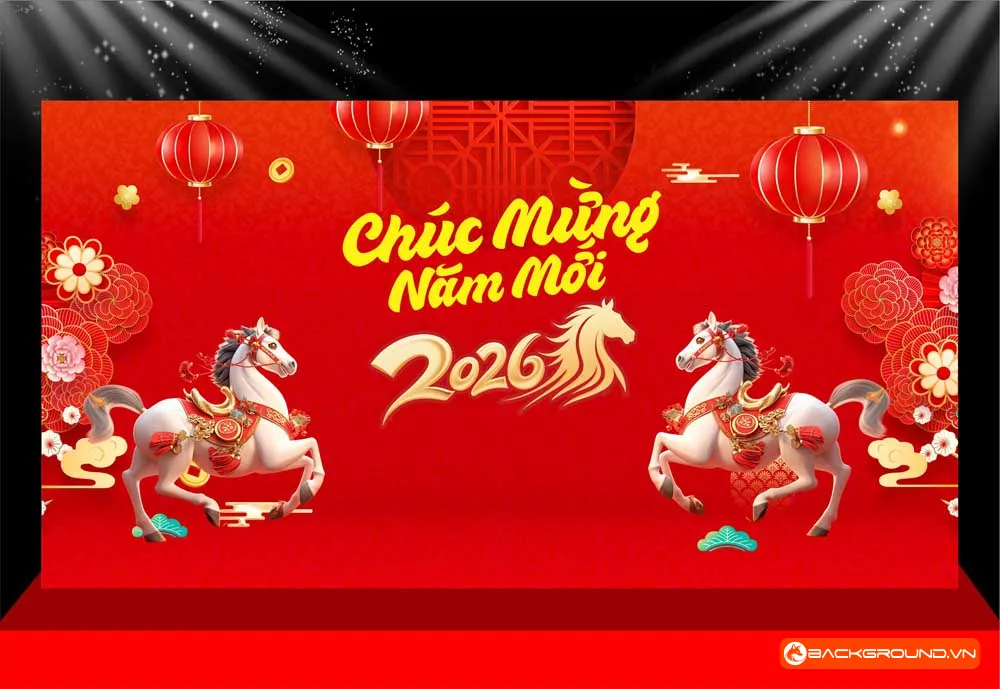 Background -  Phông nền sân khấu Tết 2026 (203)