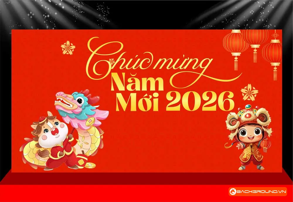 Background -  Phông nền sân khấu Tết 2026 (204)
