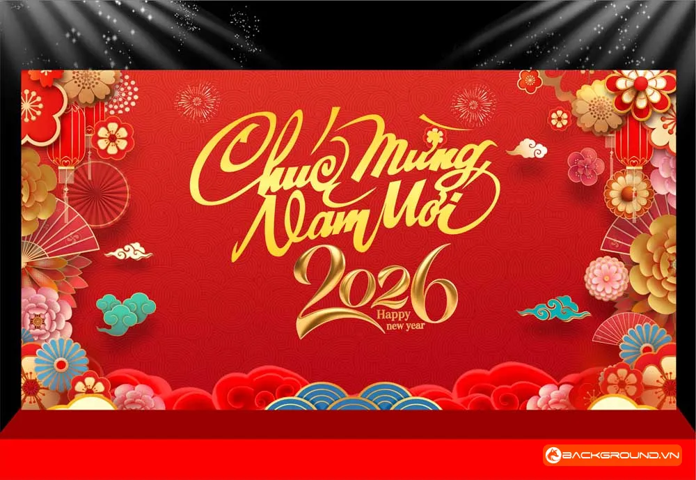 Background -  Phông nền sân khấu Tết 2026 (207)