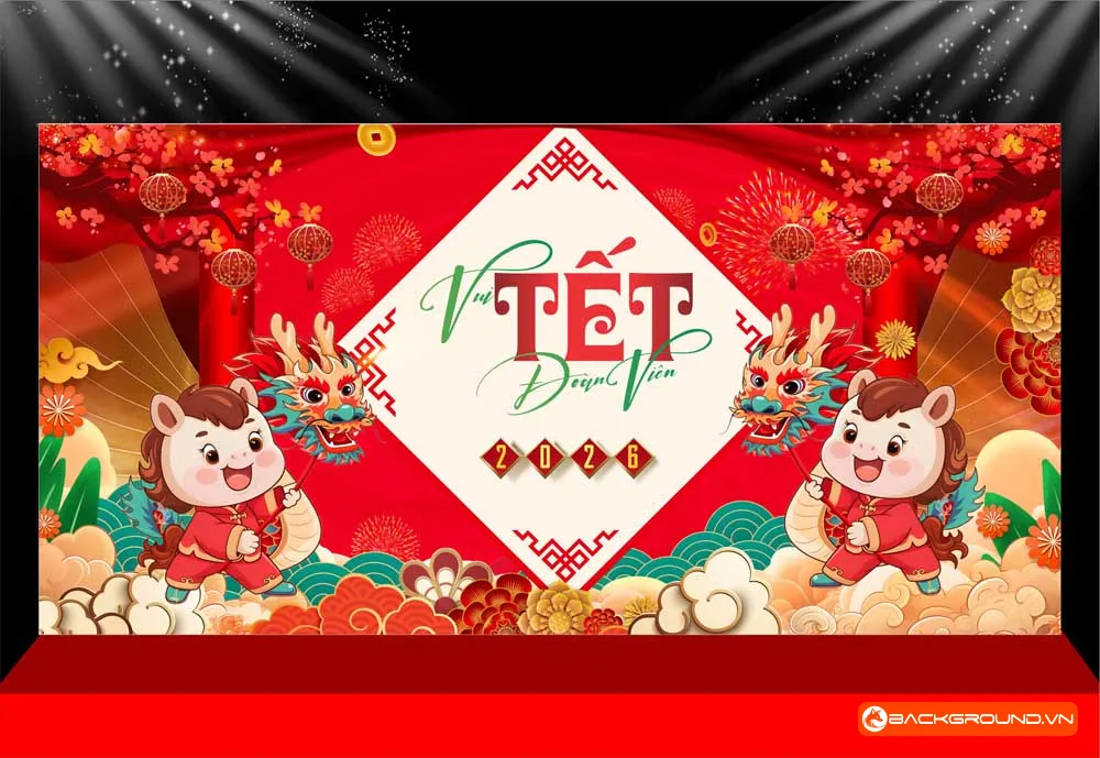 Background -  Phông nền sân khấu Tết 2026 (216)