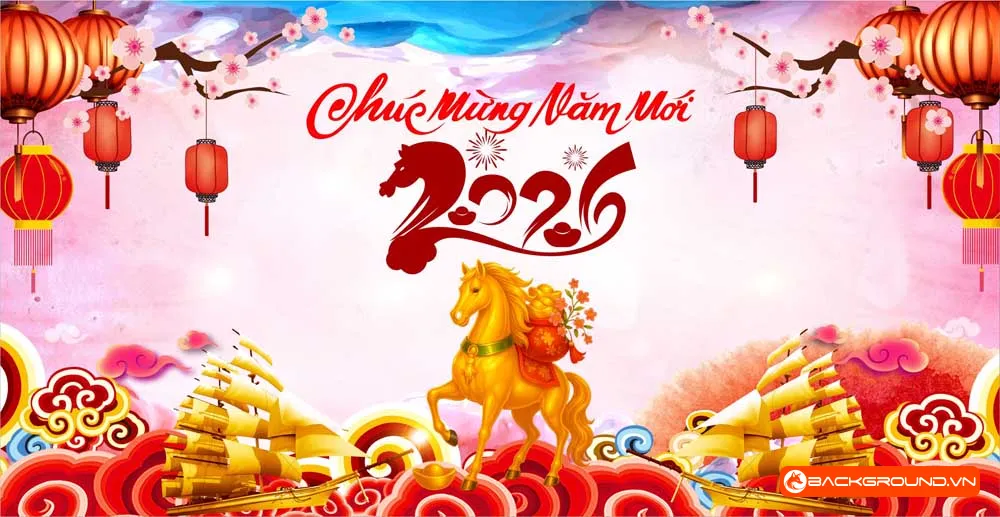 Background -  Phông nền sân khấu Tết 2026 (224)