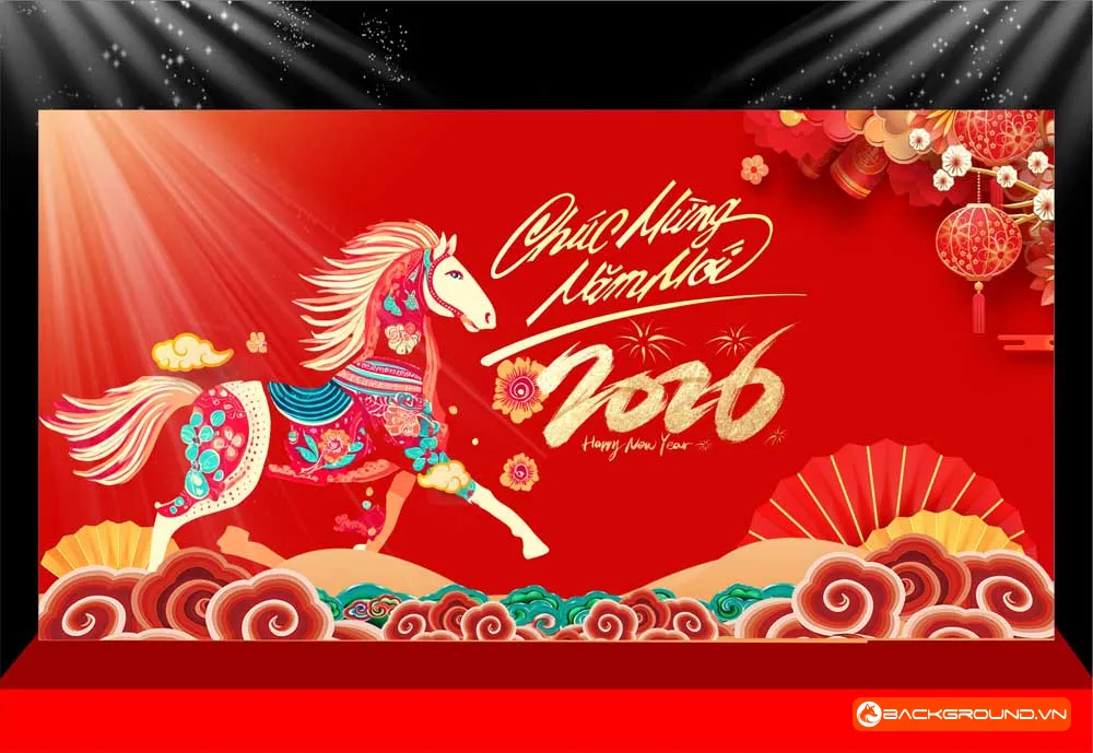 Background -  Phông nền sân khấu Tết 2026 (225)