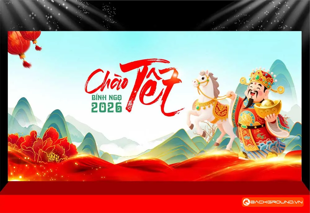 Background -  Phông nền sân khấu Tết 2026 (228)