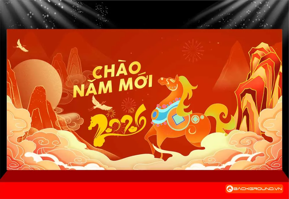 Background -  Phông nền sân khấu Tết 2026 (235)