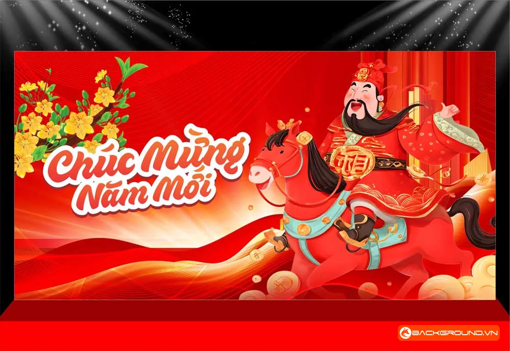 Background -  Phông nền sân khấu Tết 2026 (243)