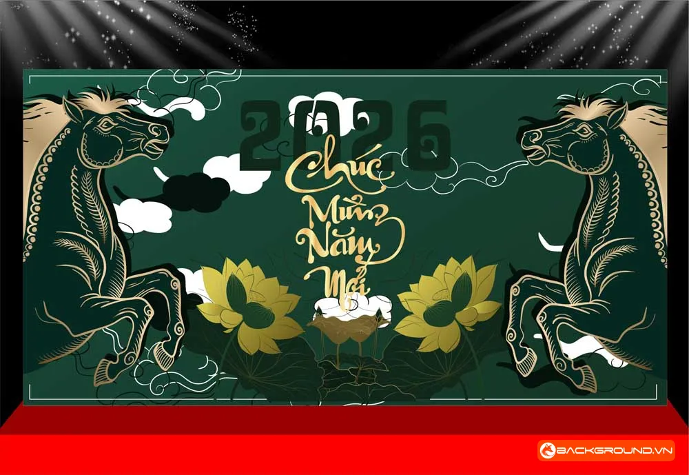Background -  Phông nền sân khấu Tết 2026 (249)