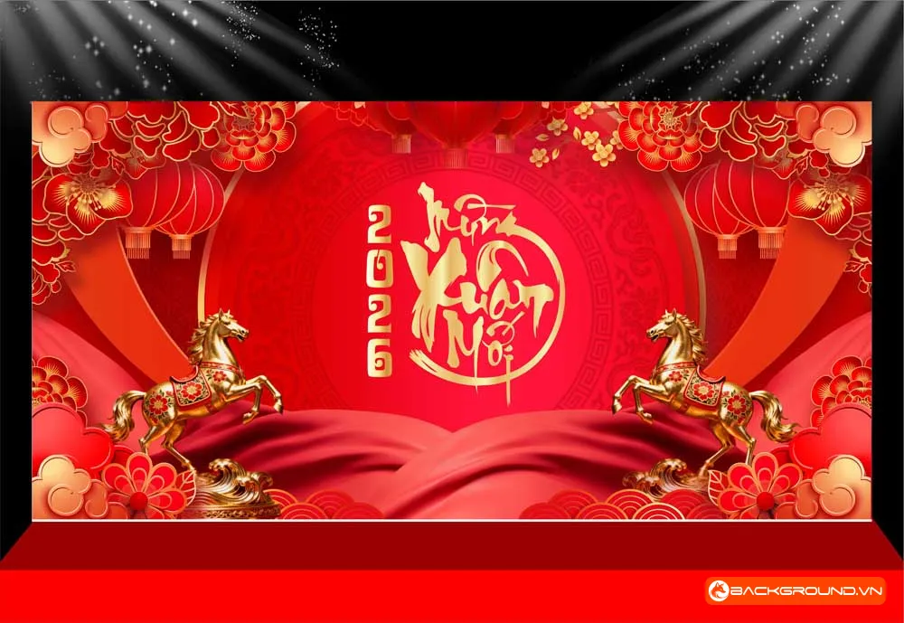 Background -  Phông nền sân khấu Tết 2026 (253)