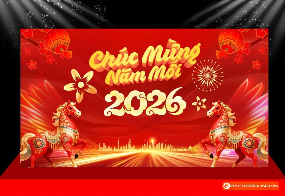 Background -  Phông nền sân khấu Tết 2026 (256)