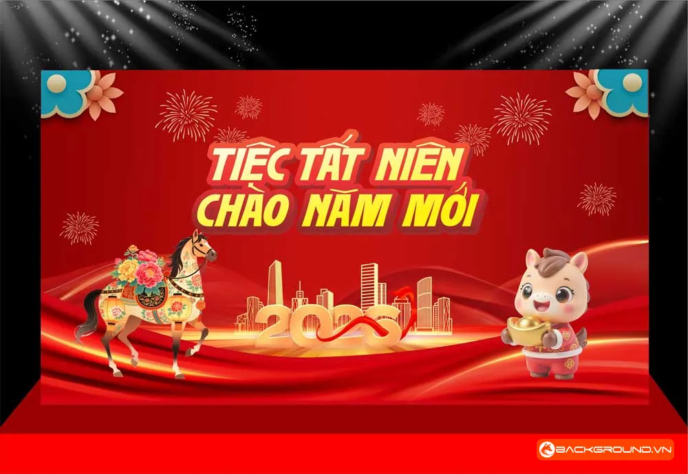 Background -  Phông nền sân khấu Tết 2026 (259)