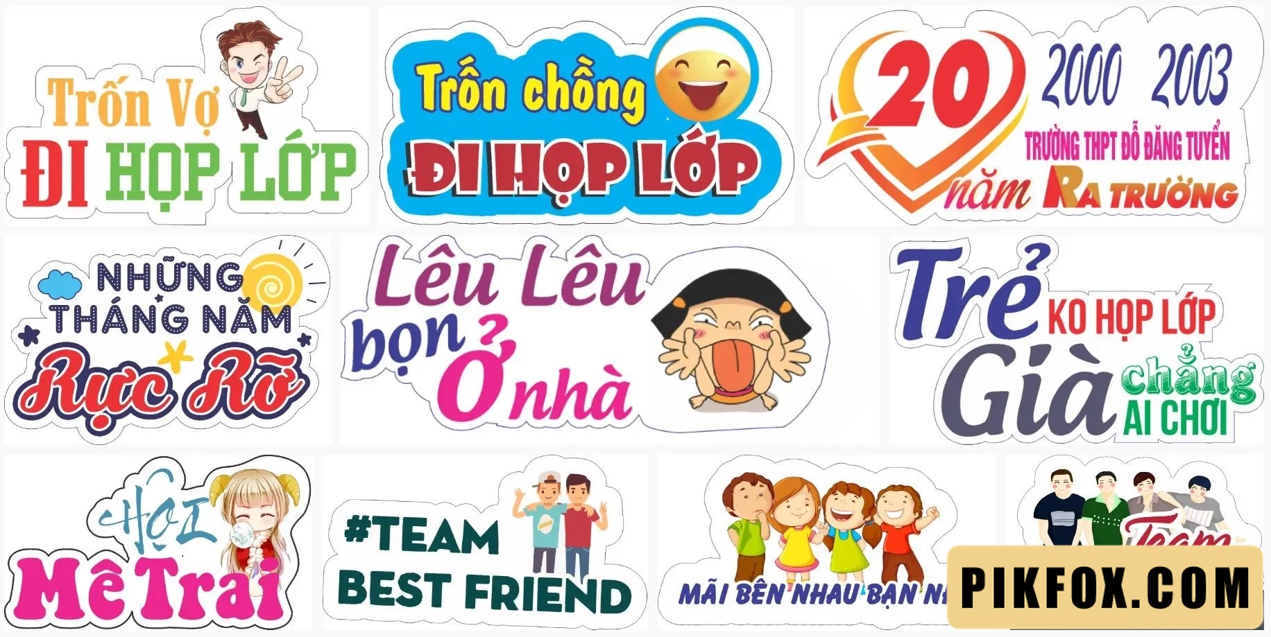 10+ Hashtag họp lớp corel