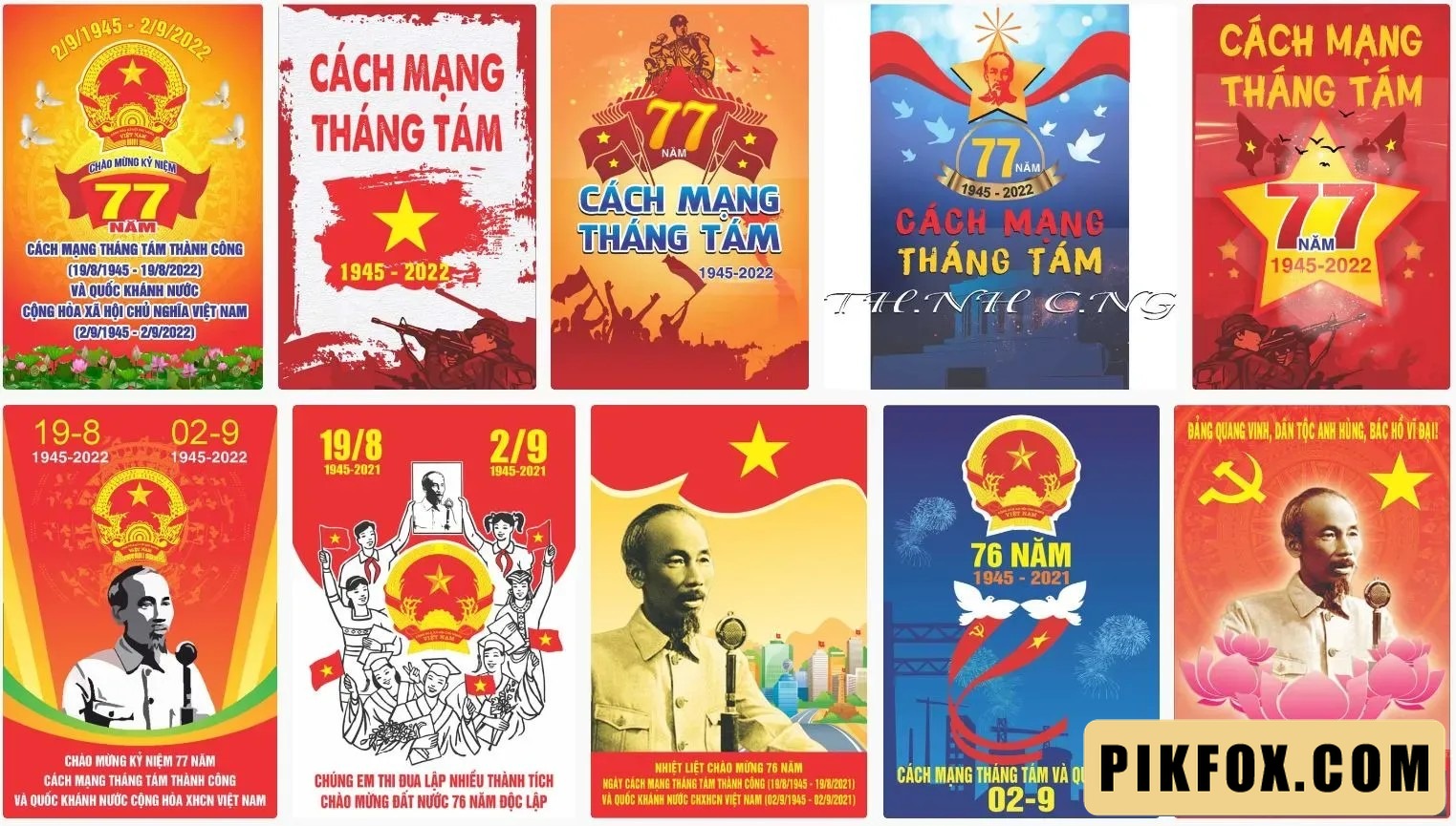 10+ Pano treo kỷ niệm ngày cách mạng tháng 8