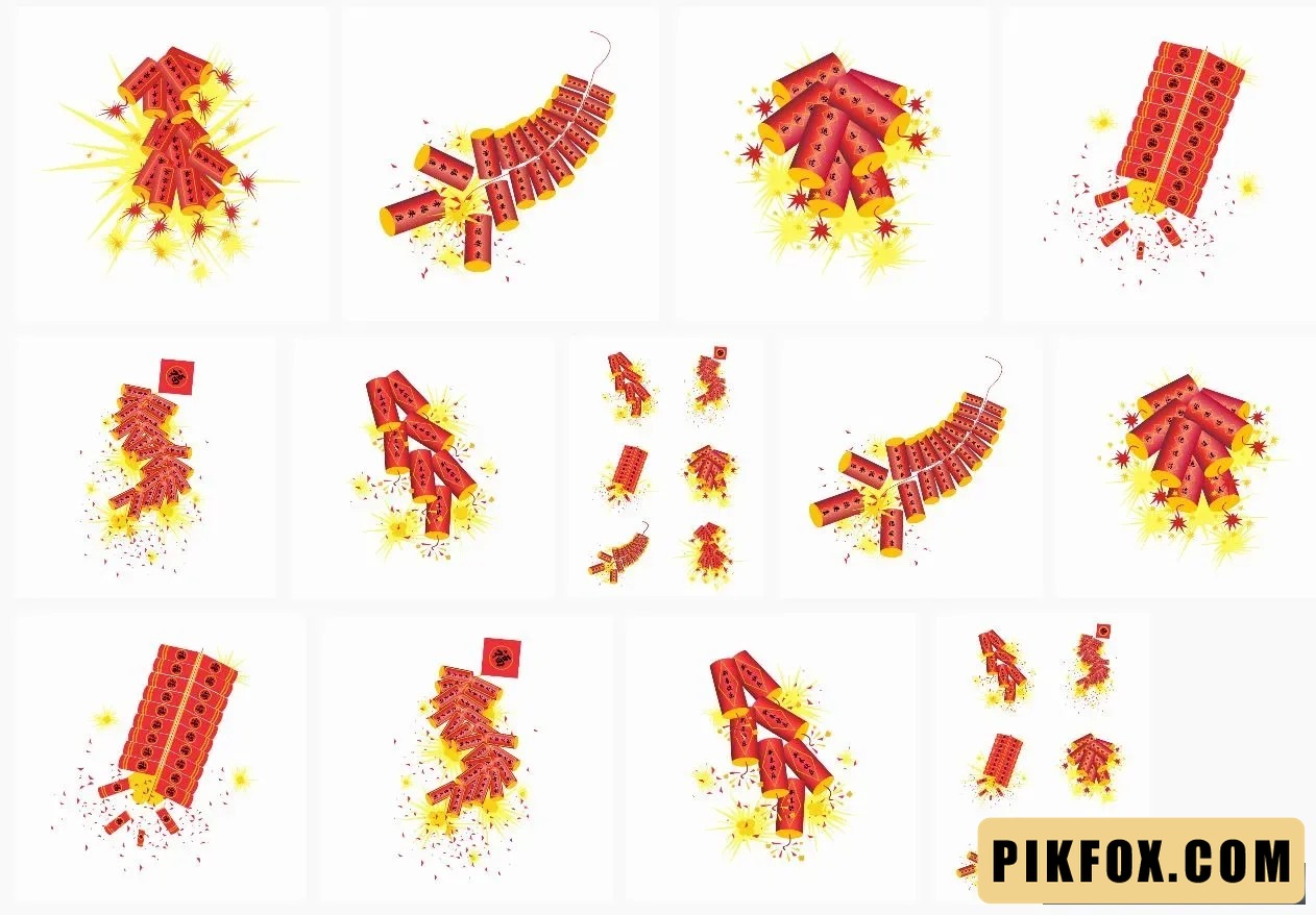 14+ File Pháo tết PNG