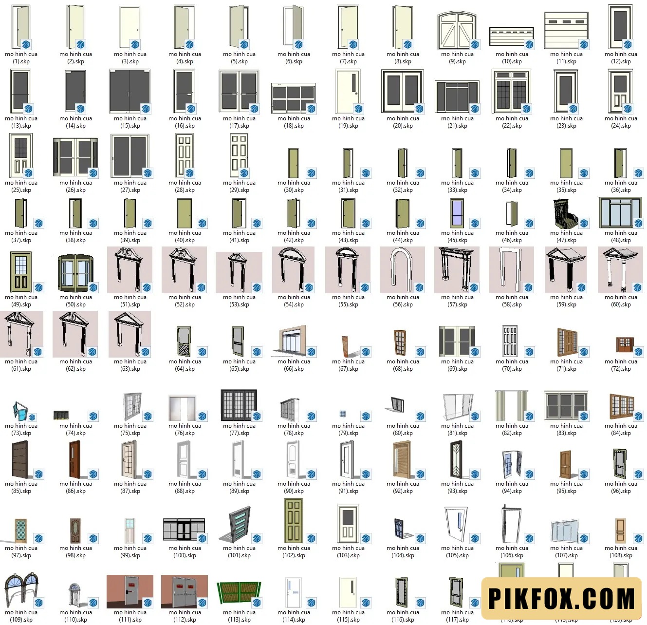 150+ Cửa trong nhà - khung cửa - cửa phòng và đồ nội thất