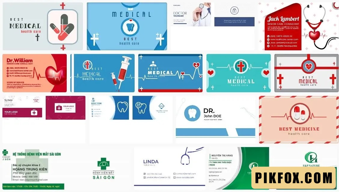 16+ Card visit phòng khám