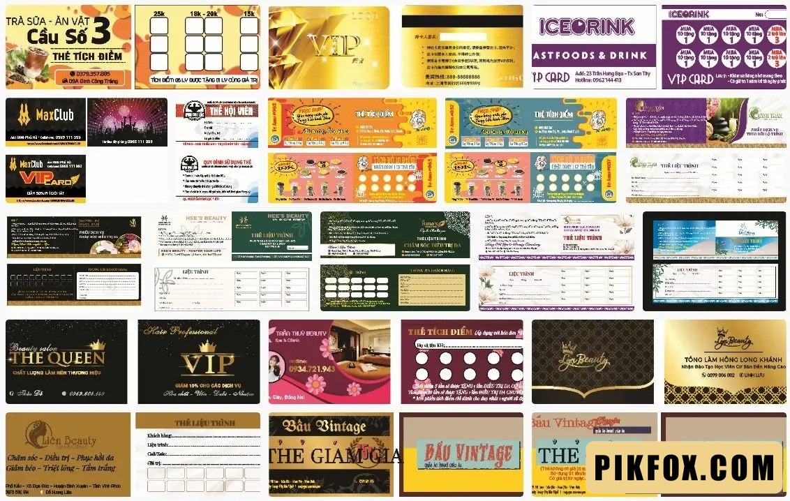 19+ Thẻ tích điểm - hội viên VIP