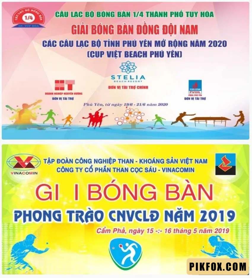 2+ Backdrop giải bóng bàn