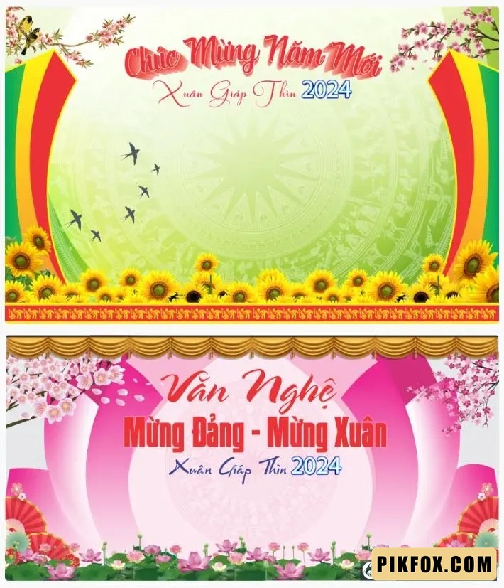 2+ Backdrop Mừng Đảng Mừng Xuân
