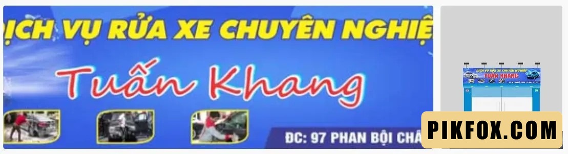 2+ Bảng hiệu rửa xe máy