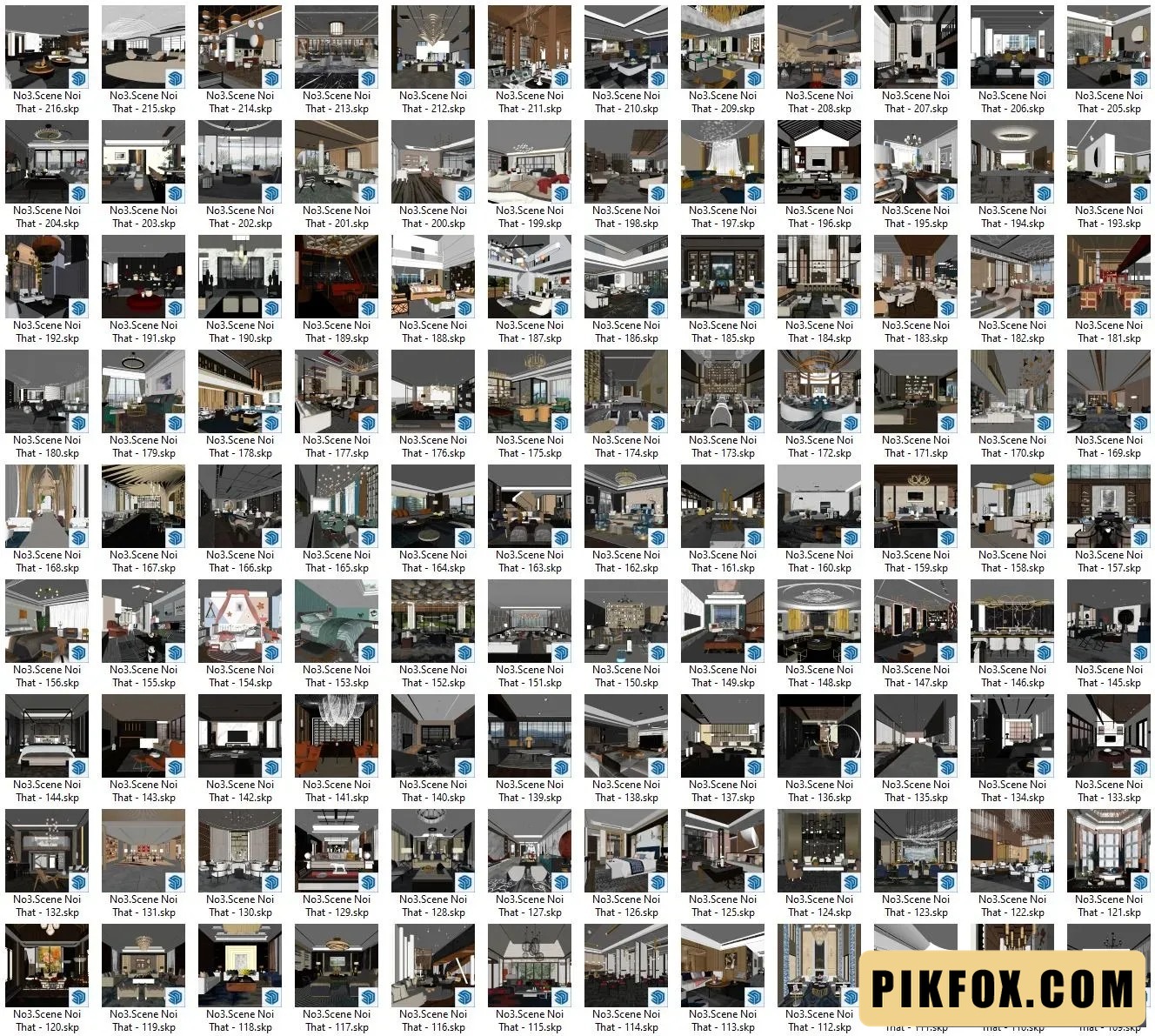 210+ File Nội thất SketchUp