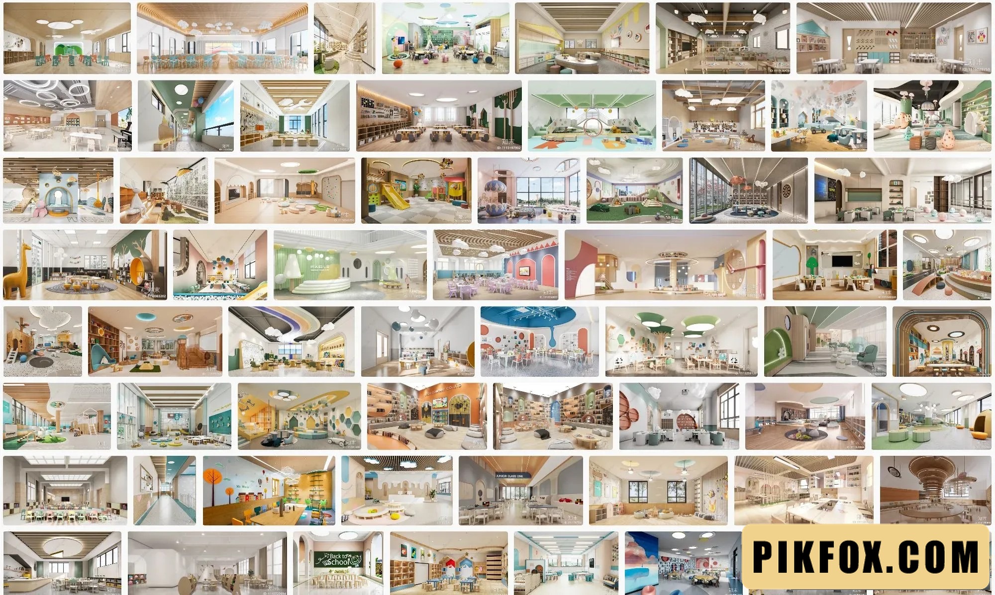23+ Trường mẫu giáo SketchUp