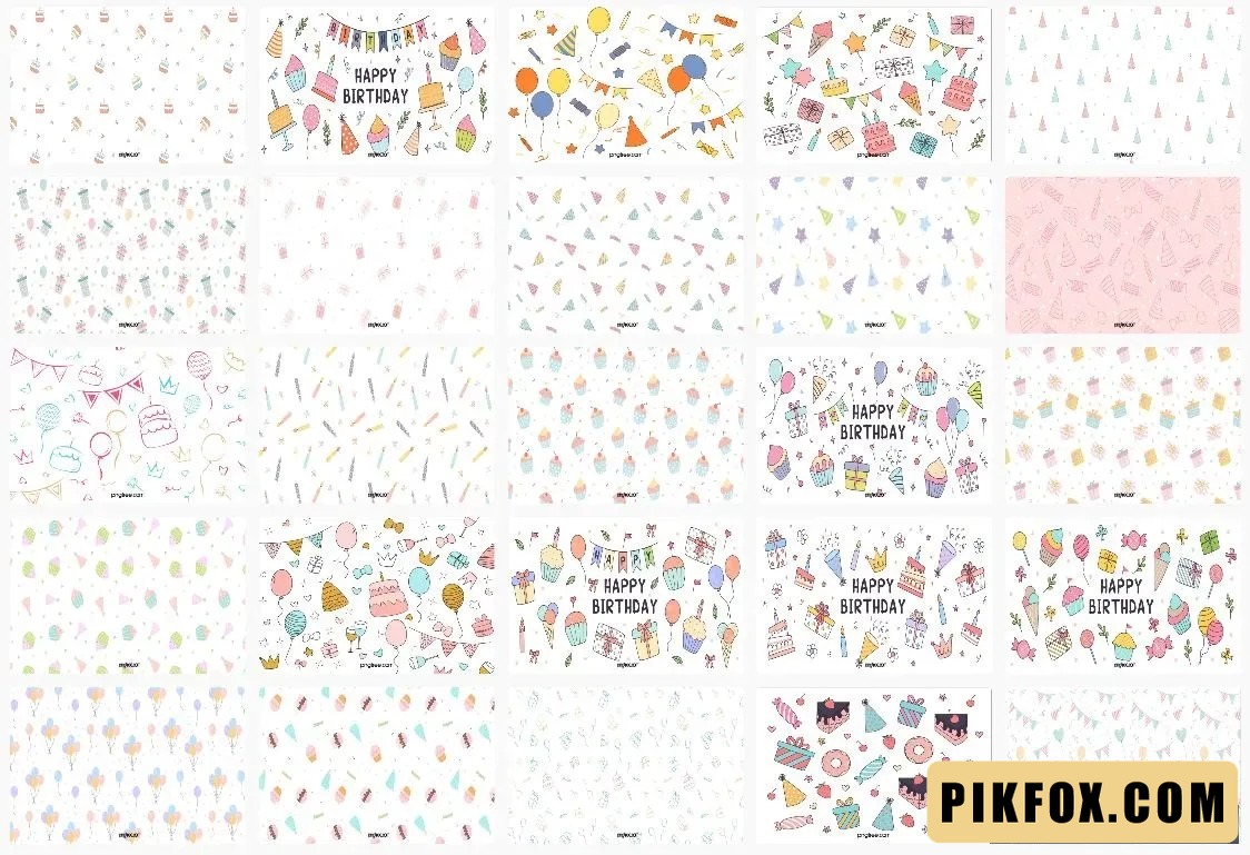 25+ Background sinh nhật vector