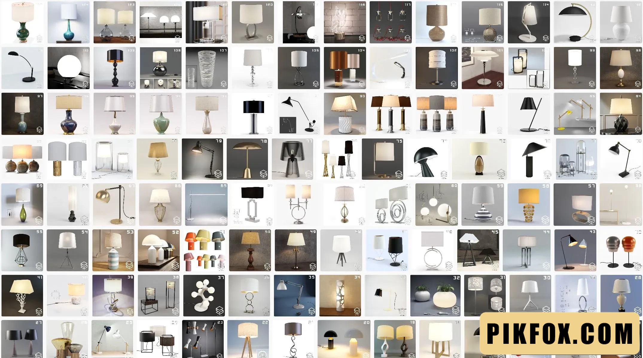 250+ Đèn bàn sketchup