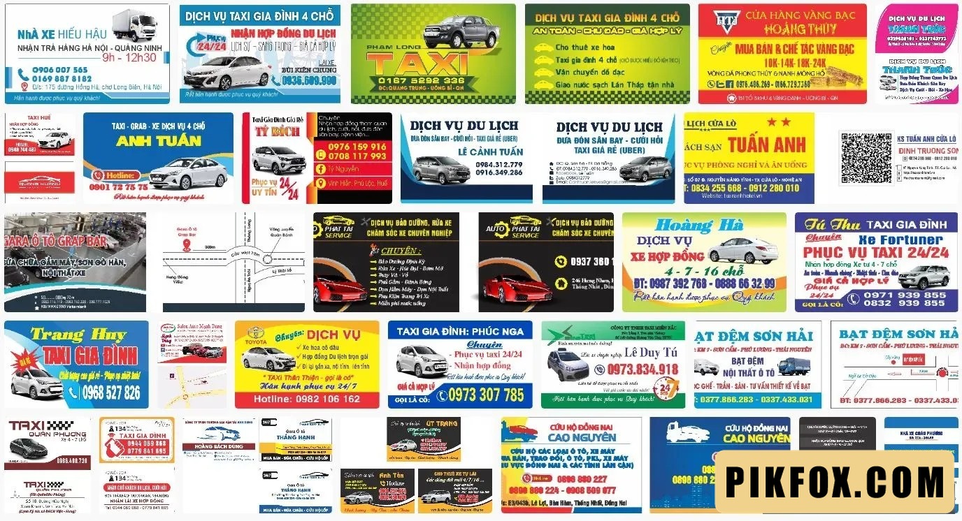 28+ Card visit taxi - nhà xe
