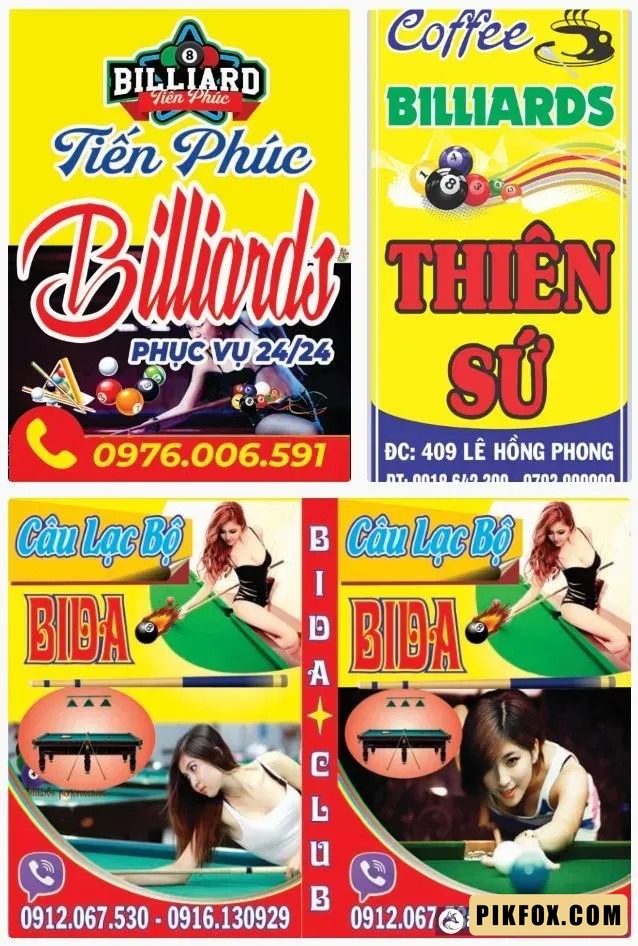 3+ Biển vẫy Bida