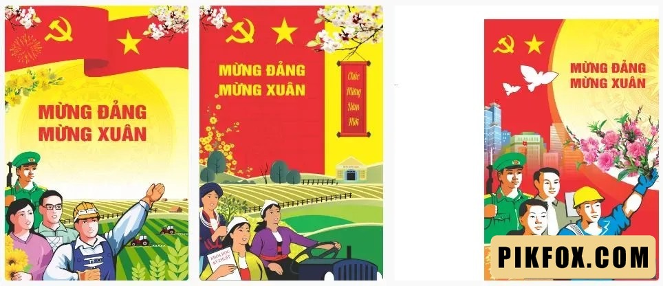 3+ Pano treo mừng Đảng mừng xuân