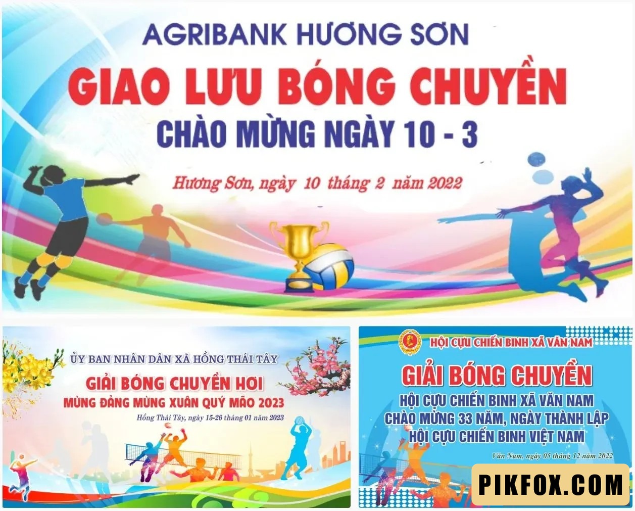 3+ Phông nền giải đấu bóng chuyền