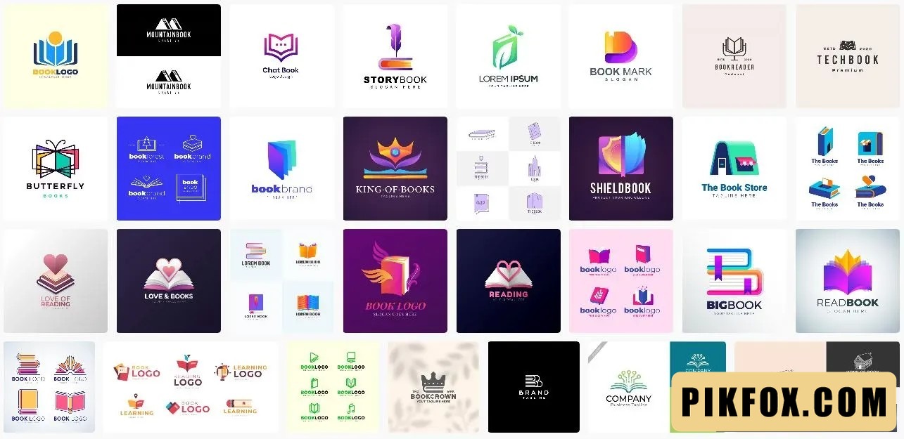 30+ Logo sách