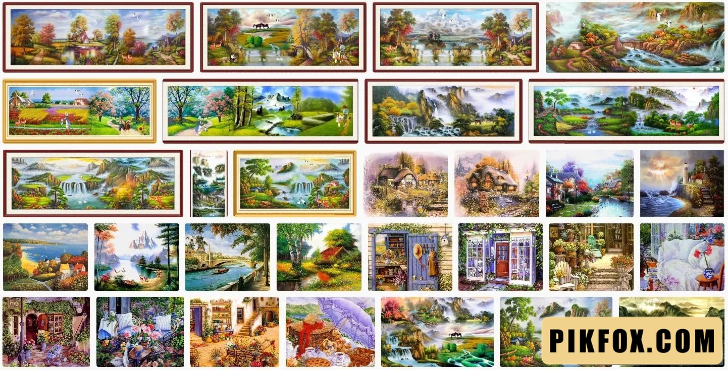 30+ Tranh sơn dầu trừu tượng
