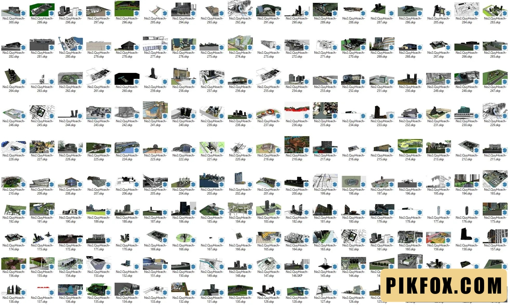 335+ Thư viện quy hoạch SketchUp
