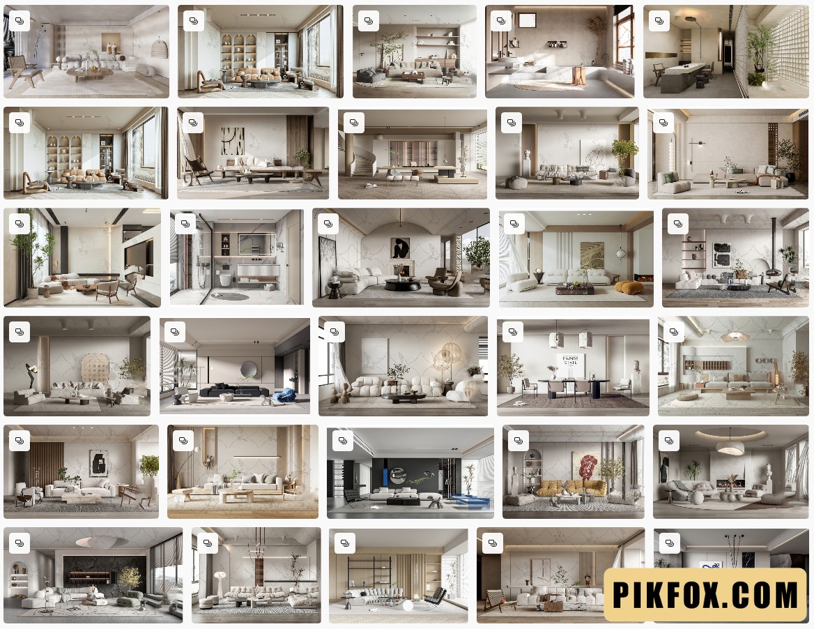 35+ Enscape - Phòng khách SketchUp