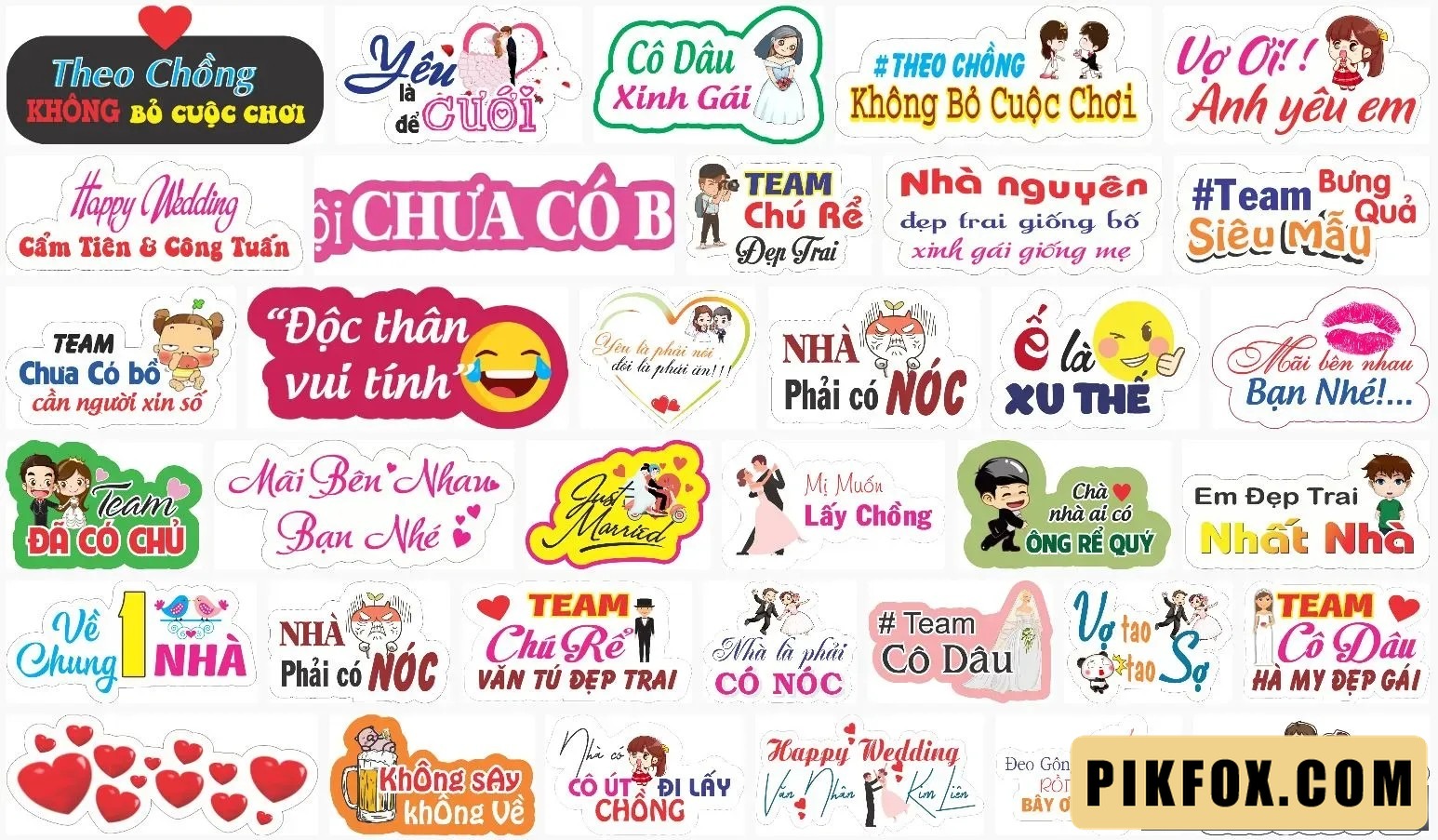 35+ Hashtag đám cưới vector